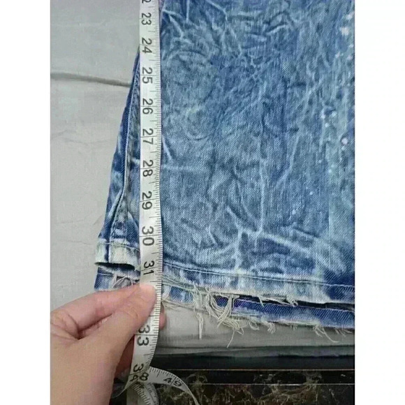 Jordan Craig Legacy Edition Distressed Jeans Men’s Sz 38x32Straight Fit - Picture 4 of 6